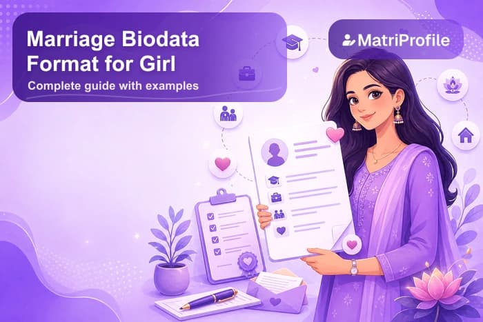 Marriage Biodata Format for Girl: Complete Guide with Examples